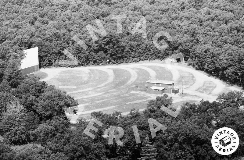 M-37 Drive-In Theatre - Vintage Aerial